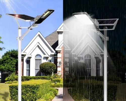LedLight 3330 Solárne pouličné osvetlenie s držiakom 106 LED, IP66, 1000 W