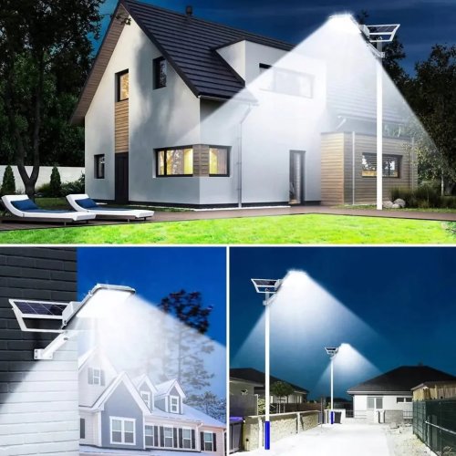 LedLight 3330 Solárne pouličné osvetlenie s držiakom 106 LED, IP66, 1000 W