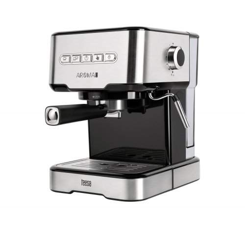 Teesa TSA4010 Pákový kávovar AROMA 450, 850 W, 15 bar, 1,5 l, stříbrná