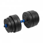 Rebel RBA-2302 Nastavitelná činka s konektorem 1 x 20 kg, černomodré