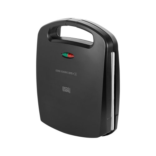 Teesa TSA3229B Sendvičovač, 4 keramické plotny, 1500 W, černá