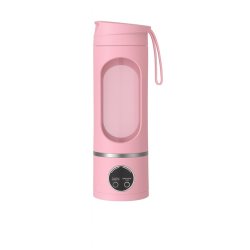 Pronett XJ5772 Prenosný mixér na smoothie 450 ml, ružový