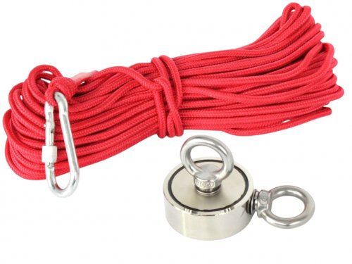 Pronett XJ5804 Silný neodymový magnet s hákom, nosnosť 200 kg