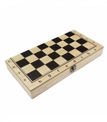 Pronett XJ5785 Magnetické dřevěné šachy 3 v 1, 24 x 24 cm