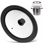 Pronett XJ5725 Univerzální žáruvzdorná poklice 3 v 1, 24/26/28 cm se silikonem