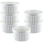 Ruhhy 25705 Zapékací keramická miska 6 ks, bílá