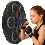 KIK KX3009 Elektronický nástenný boxerský terč s Bluetooth a rukavicami, čierny