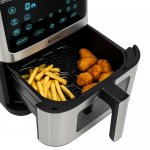 Ruhhy 25512 Horkovzdušná fritéza 8 l, 1800 W, stříbrná