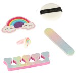 KIK KX3050 Plyšová kozmetická súprava s motívom jednorožca pre dievčatá