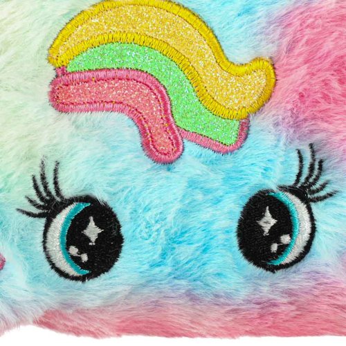 KIK KX3050 Plyšová kozmetická súprava s motívom jednorožca pre dievčatá