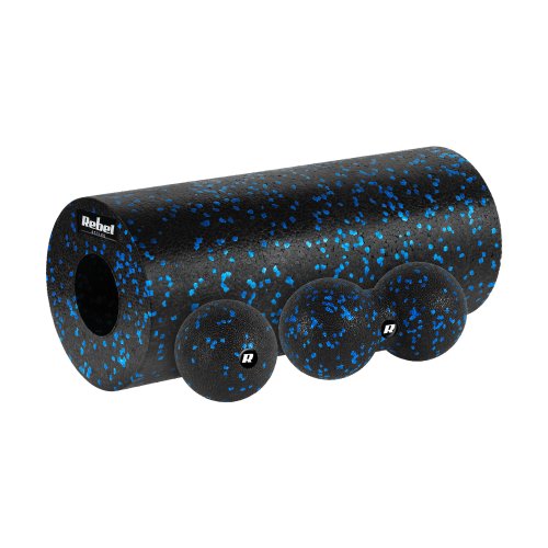 Rebel RBA-3054-S3 Sada masážních válečků ACTIVE, 3 ks, černomodrá