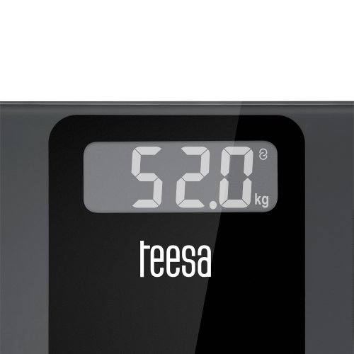 Teesa TSA0813 Analytická osobní váha Bluetooth 180 kg, šedá