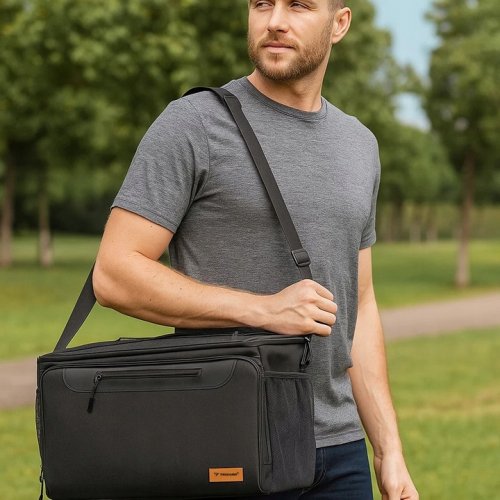 Trizand 25635 Termotaška na pláž, piknik, 30 l, černá