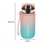 KIK KX3071 Sportovní láhev na vodu pro školáky, 600 ml, růžovomodrá