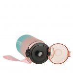 KIK KX3071 Sportovní láhev na vodu pro školáky, 600 ml, růžovomodrá