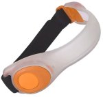 APT ZD101 Nastaviteľný popruh LED na ruku, oranžový