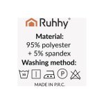 Ruhhy 25992 Elastický potah na židli 6 ks, zelená