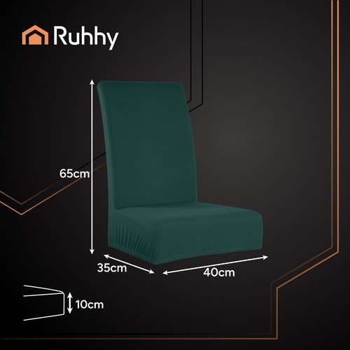 Ruhhy 25992 Elastický potah na židli 6 ks, zelená