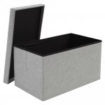 Ruhhy 25996 Skladacia textilná stolička, 80 kg, 60 x 30 x 30 cm, tmavosivá