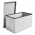 Ruhhy 25994 Skladacia textilná stolička, 80 kg, 60 x 30 x 30 cm, svetlosivá
