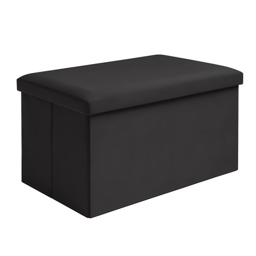 Ruhhy 25995 Skladacia textilná stolička, 80 kg, 60 x 30 x 30 cm, čierna