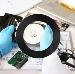 APT ZD144 Multifunkčná kozmetická lampa s lupou 12 W, USB, čierna