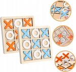 Pronett XJ5316 Piškvorky, drevené puzzle červené a biele