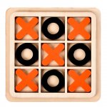 Pronett XJ5316 Piškvorky, drevené puzzle červené a biele