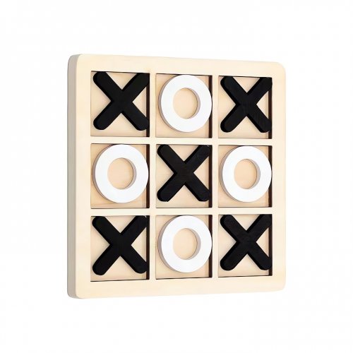 Pronett XJ5316 Piškvorky, drevené puzzle červené a biele