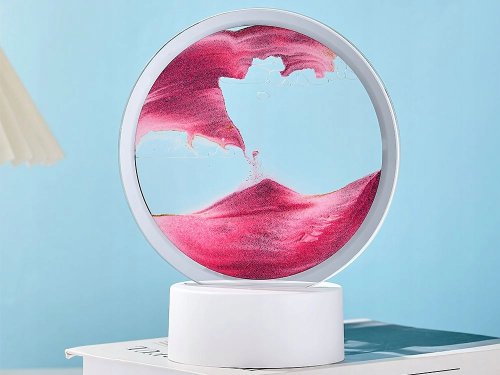 Verk 12383 Pohyblivý obraz s dynamickým 3D pieskom, ružový