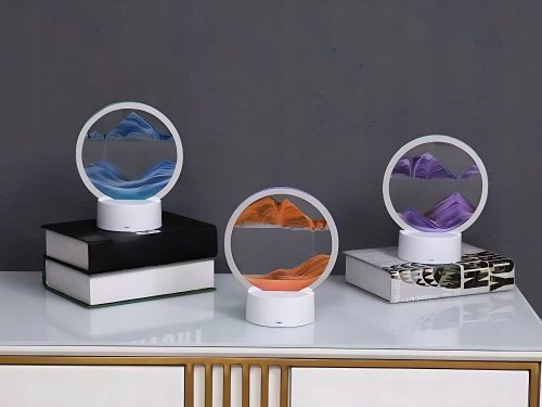 Verk 12383 Pohyblivý obraz s dynamickým 3D pieskom, fialový