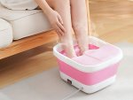 Verk 27510 Skládací masážní přístroj na nohy, 500W, šedý