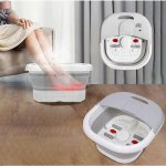 Verk 27510 Skládací masážní přístroj na nohy, 500W, šedý
