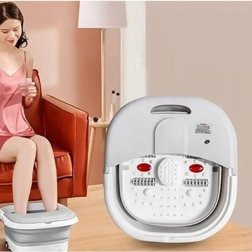 Verk 27510 Skladací masážny prístroj na nohy, 500 W, sivý