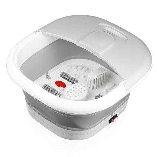 Verk 27510 Skladací masážny prístroj na nohy, 500 W, sivý