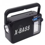 Verk 27544 Prenosné analógové rádio AM/FM/SW, Micro USB, 3,7 V, 1200 mAh, čierna/sivá