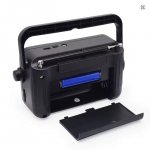 Verk 27544 Prenosné analógové rádio AM/FM/SW, Micro USB, 3,7 V, 1200 mAh, čierna/sivá
