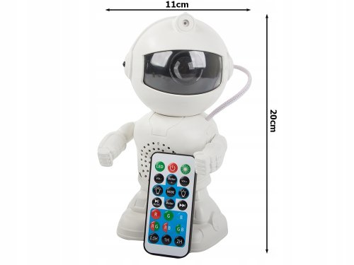 Verk 18308 Astronaut nočná obloha, polárna žiara a projektor hviezd, diaľkové ovládanie