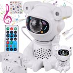 Verk 18309 Projektor nočnej oblohy Astronaut s reproduktorom Bluetooth, diaľkové ovládanie