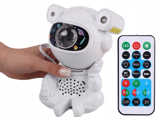 Verk 18309 Projektor nočnej oblohy Astronaut s reproduktorom Bluetooth, diaľkové ovládanie