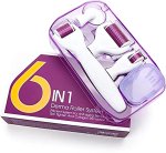 Verk 24590 Derma valček 6 v 1, 0,5 / 1,0 / 1,5 mm, biely/fialový