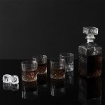 CMP KV7190 Karafa na whiskey 900 ml + 4 sklenice 200 ml