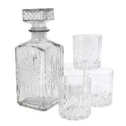 CMP KV7190 Karafa na whiskey 900 ml + 4 sklenice 200 ml