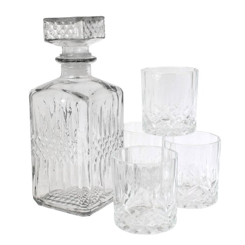 CMP KV7190 Karafa na whiskey 900 ml + 4 sklenice 200 ml