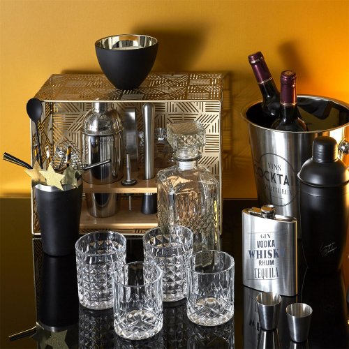 CMP KV7190 Karafa na whiskey 900 ml + 4 sklenice 200 ml