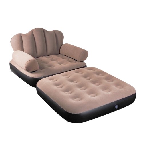 Verk 27536 Nafukovací rozkládací křeslo 2 v 1, modré