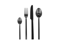 CMP KA0533 Sada příborů 16 ks, matná černá 