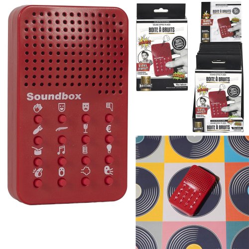 CMP HT0147 Zvuková krabička – Sound Effects Box, červená