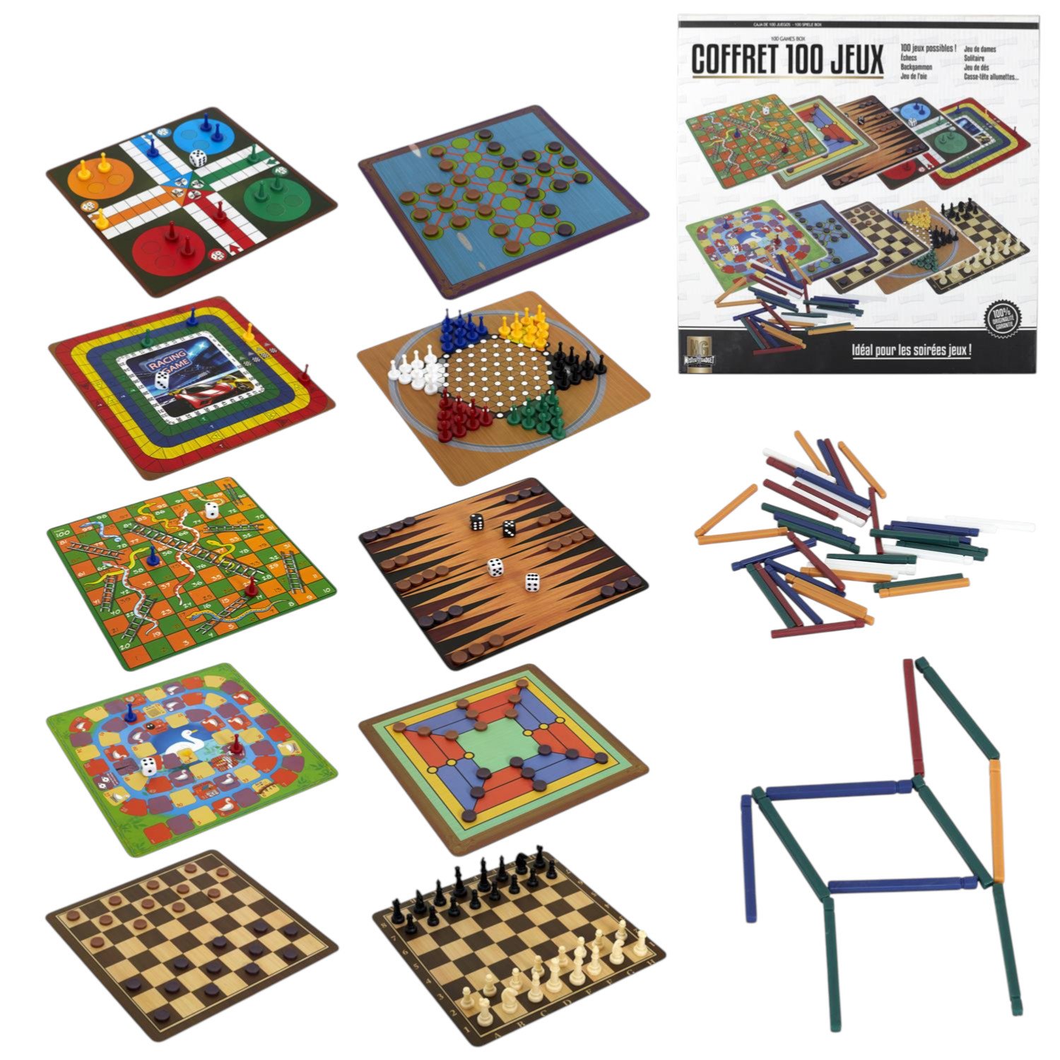 CMP MG3344 Sada 100 klasických společenských her