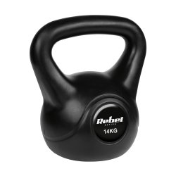 Rebel RBA-2317 Kettlebell Active 14 kg, černý